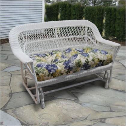 Popular White Outdoor Wicker Gliders