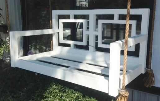 Our First Poly Lumber Swing Bed