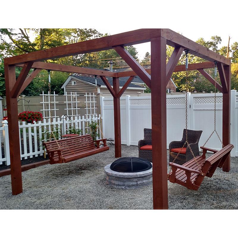 Customer Photo Showing One Of Our Centerville Swings