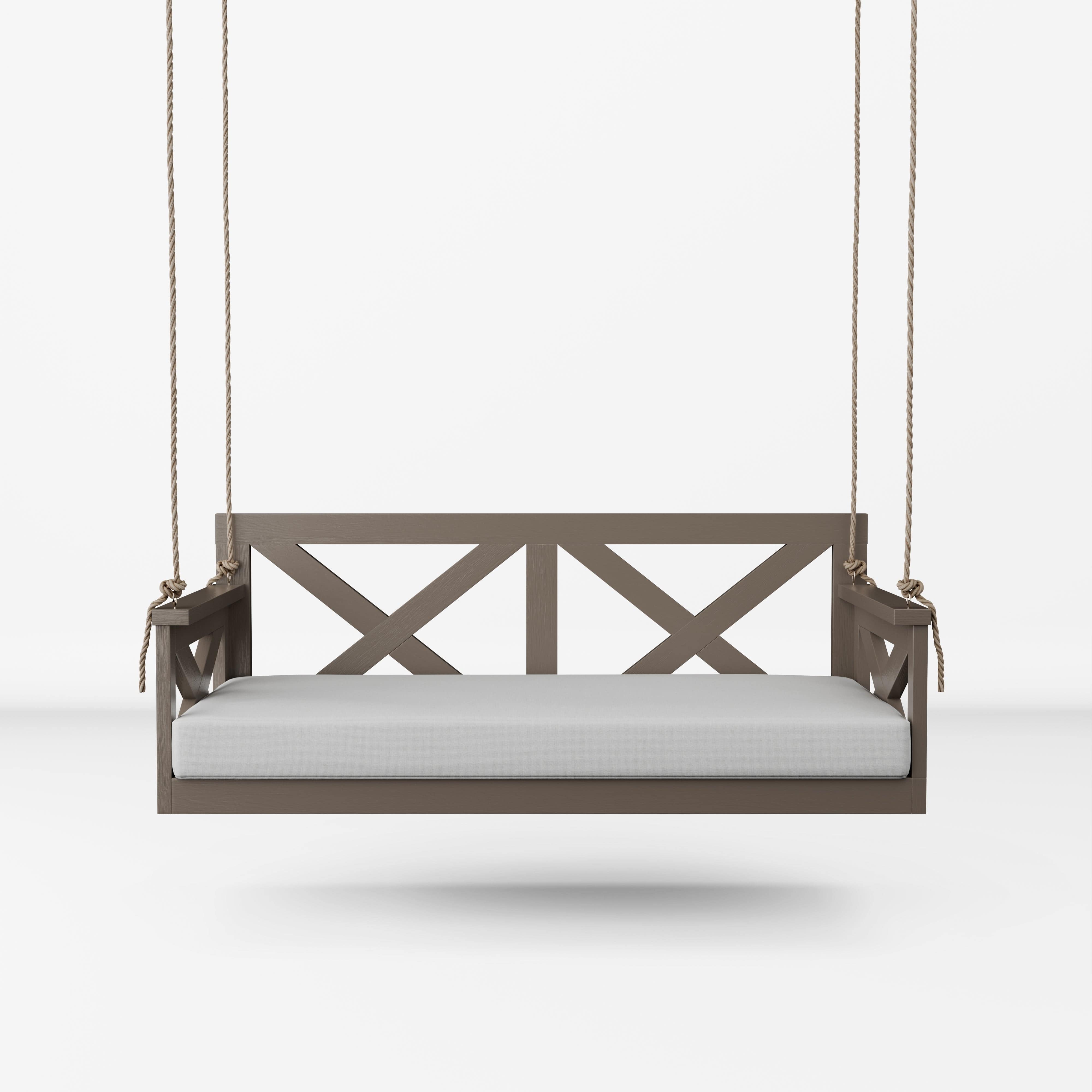 Amish Casual The Bradford Twin Swing Bed, Dovetail Grey