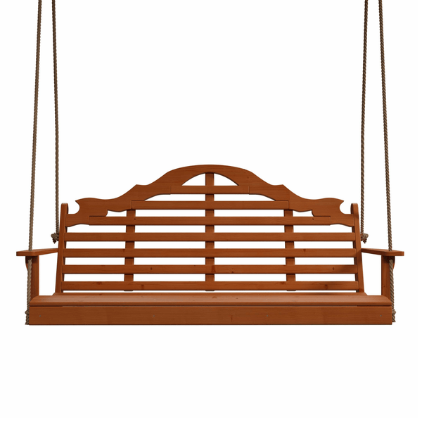 Keystone Amish Co. 4 Foot Milan Porch Swing, Cedar Stain