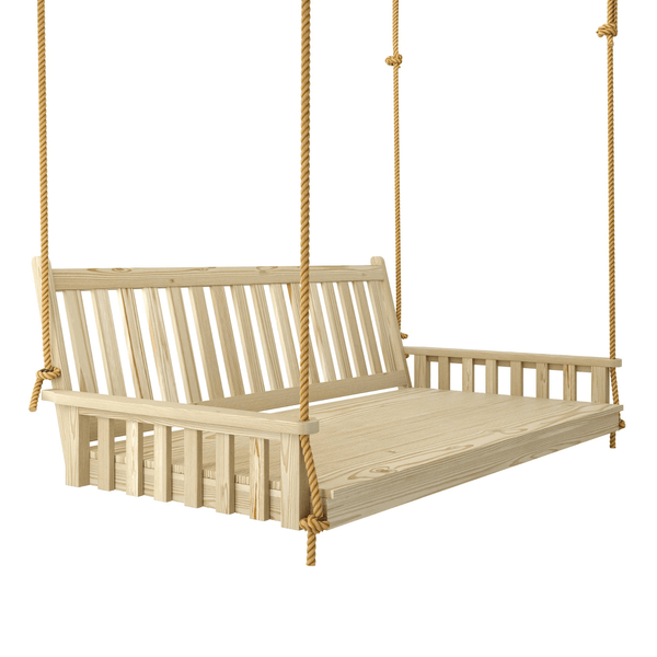 Keystone Amish Co. 4 Foot Franklin Porch Swing Bed, Unfinished