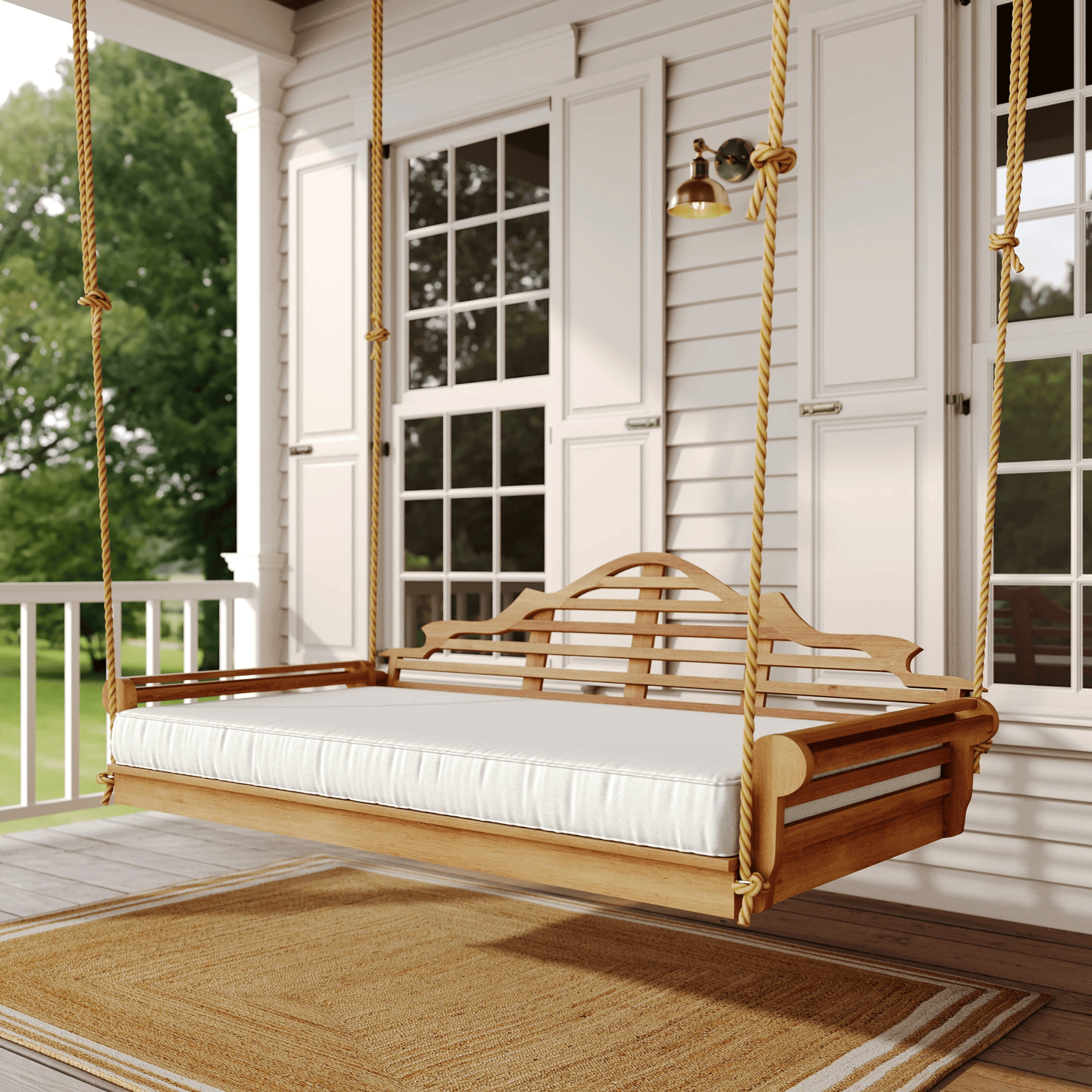 Keystone Amish Co. Milan Red Cedar Swing Bed
