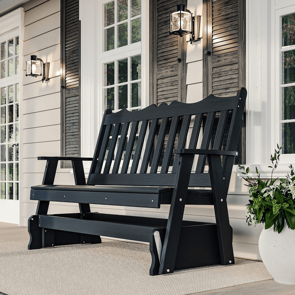 Keystone Amish Co. York Recycled Plastic Porch Glider