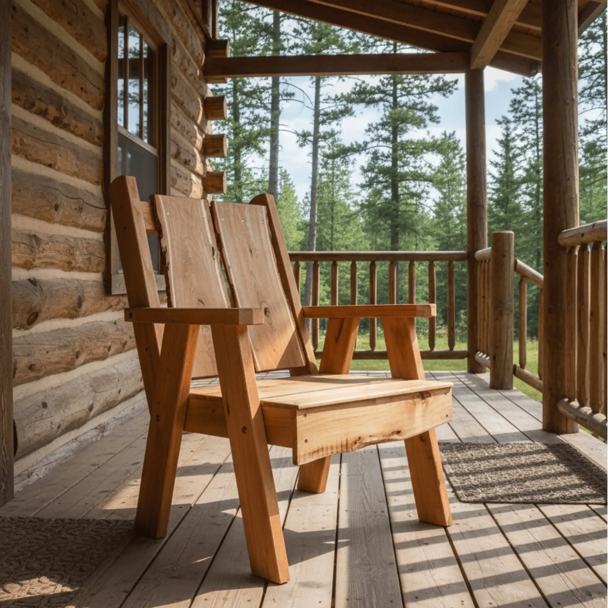 Keystone Amish Co. Palmer Live Edge Outdoor Chair