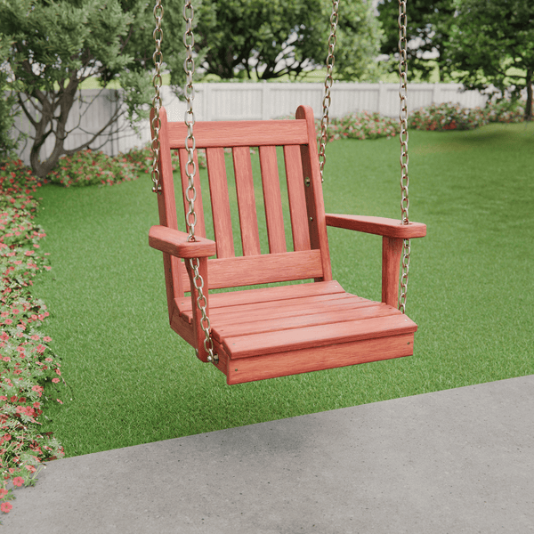 Keystone Amish Co. Franklin Red Cedar Swing Chair