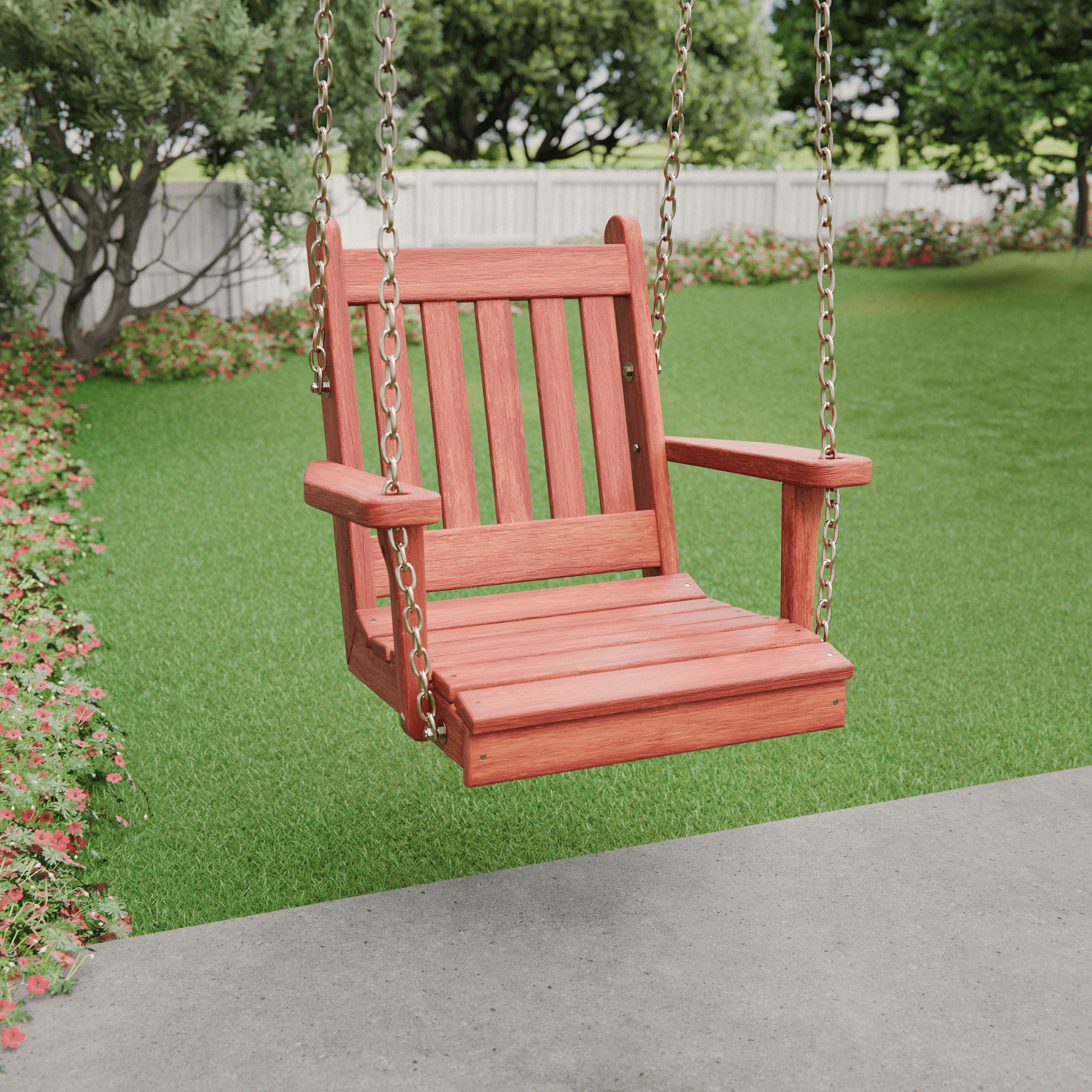 Keystone Amish Co. Franklin Red Cedar Swing Chair