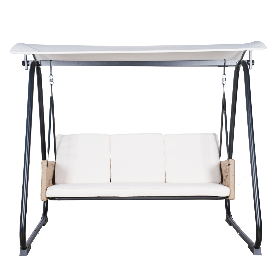 East Green Parker Patio Swing with Canopy Stand