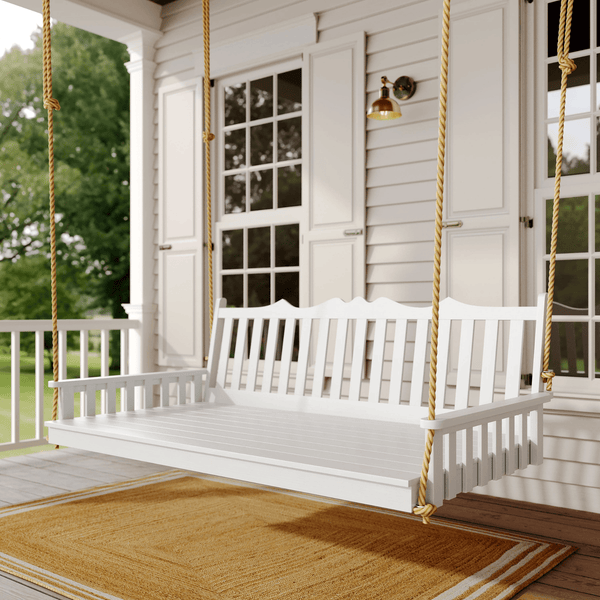 Keystone Amish Co. 4 Foot York Recycled Plastic Swing Bed, Aruba