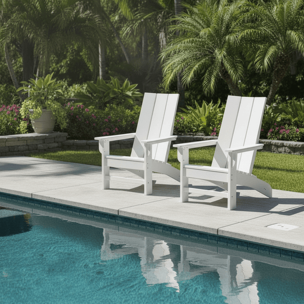 SoPoly Savannah Poly Lumber Modern Adirondack Chair