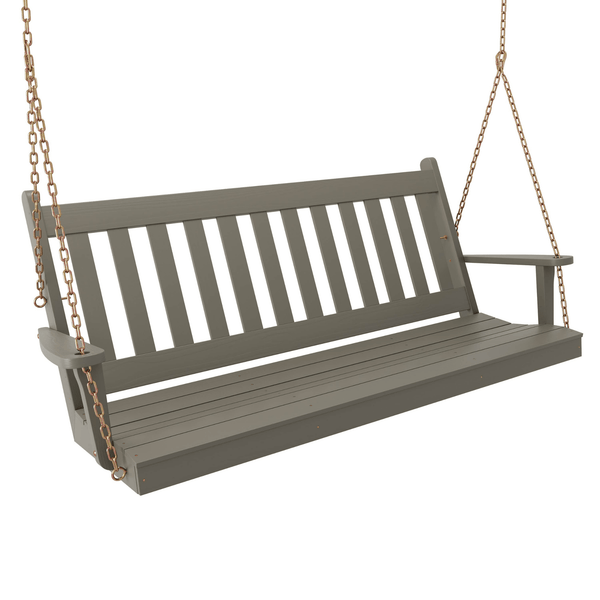Keystone Amish Co. 4 Foot Franklin Porch Swing, Olive Grey