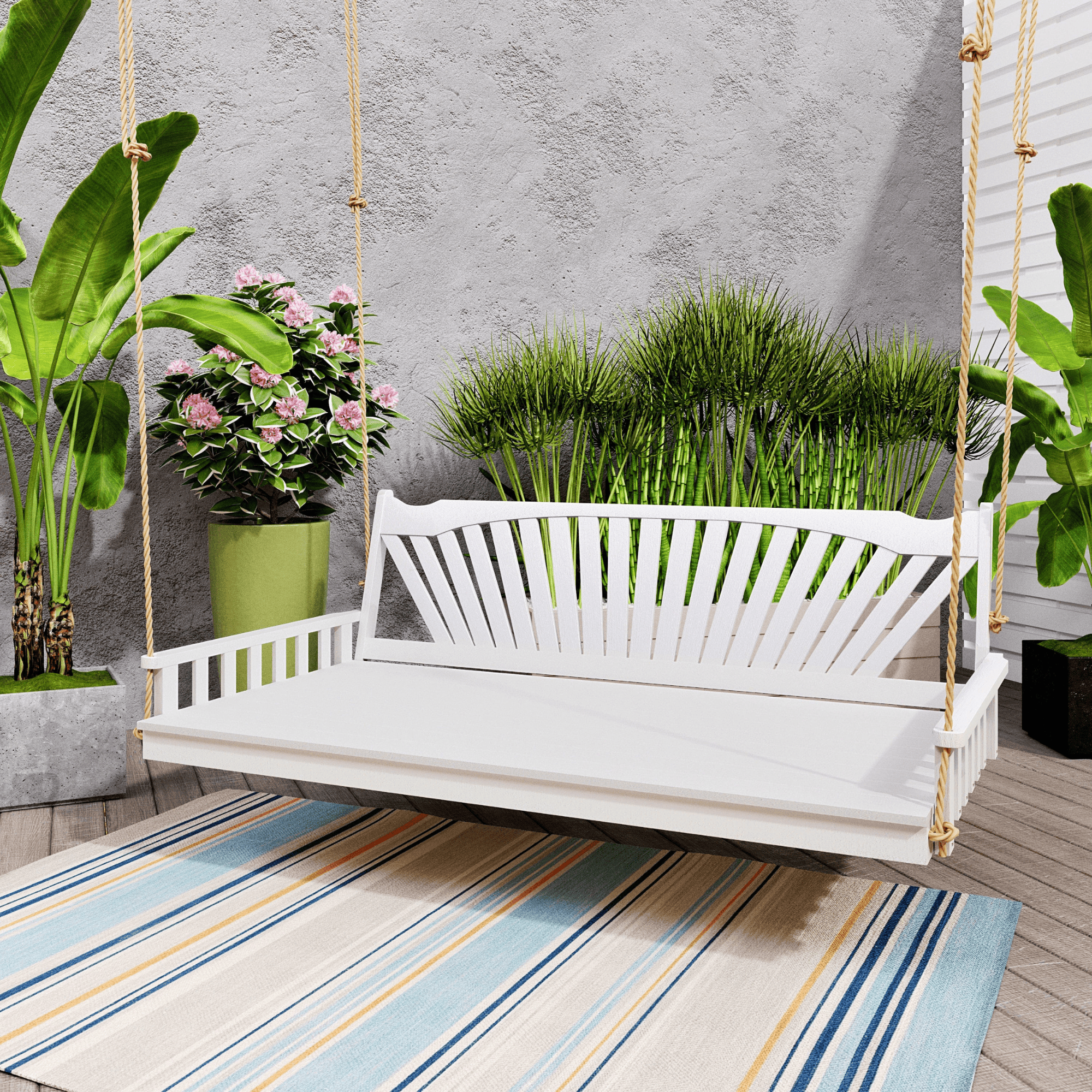 Keystone Amish Co. Sunburst Porch Swing Bed