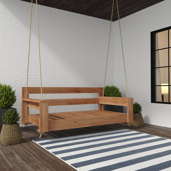 Amish Casual The Danville Daybed Swing, 4 Ft, Cedar