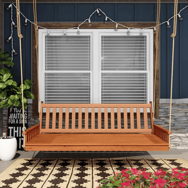 Keystone Amish Co. Franklin Red Cedar Swing Bed