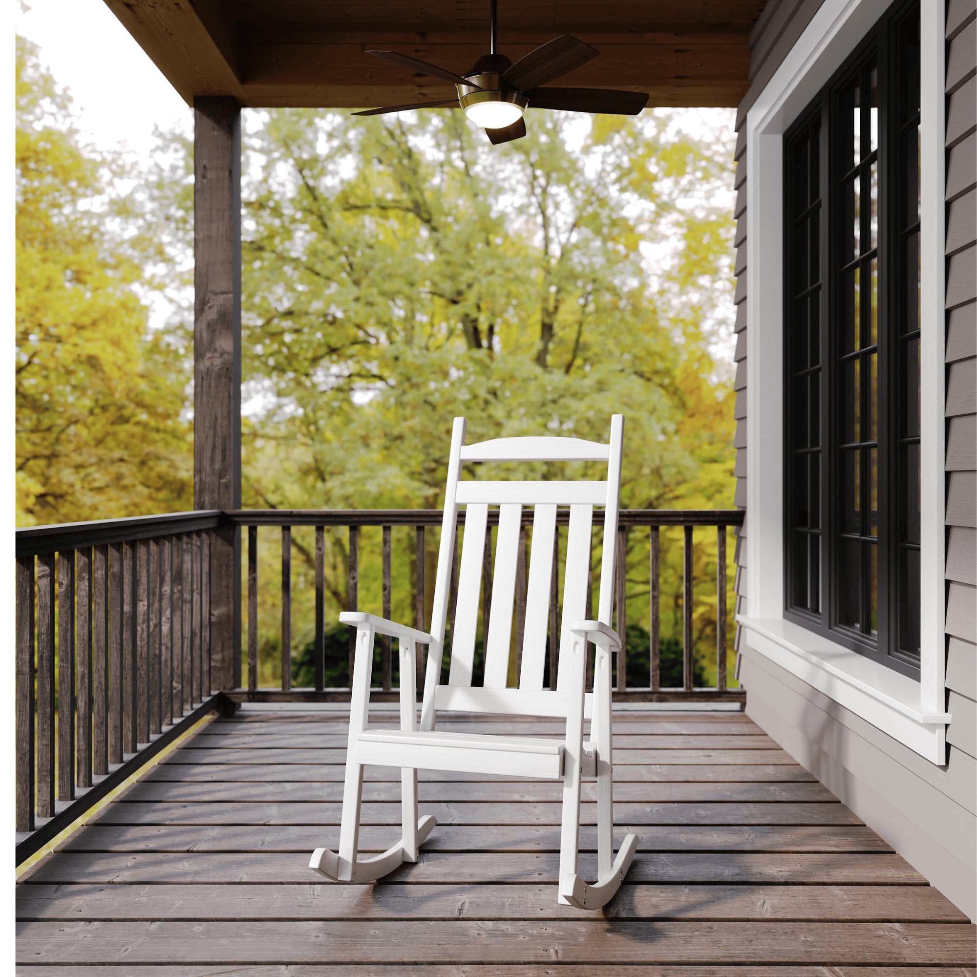 Keystone Amish Co. Classic Recycled Plastic Rocking Chair