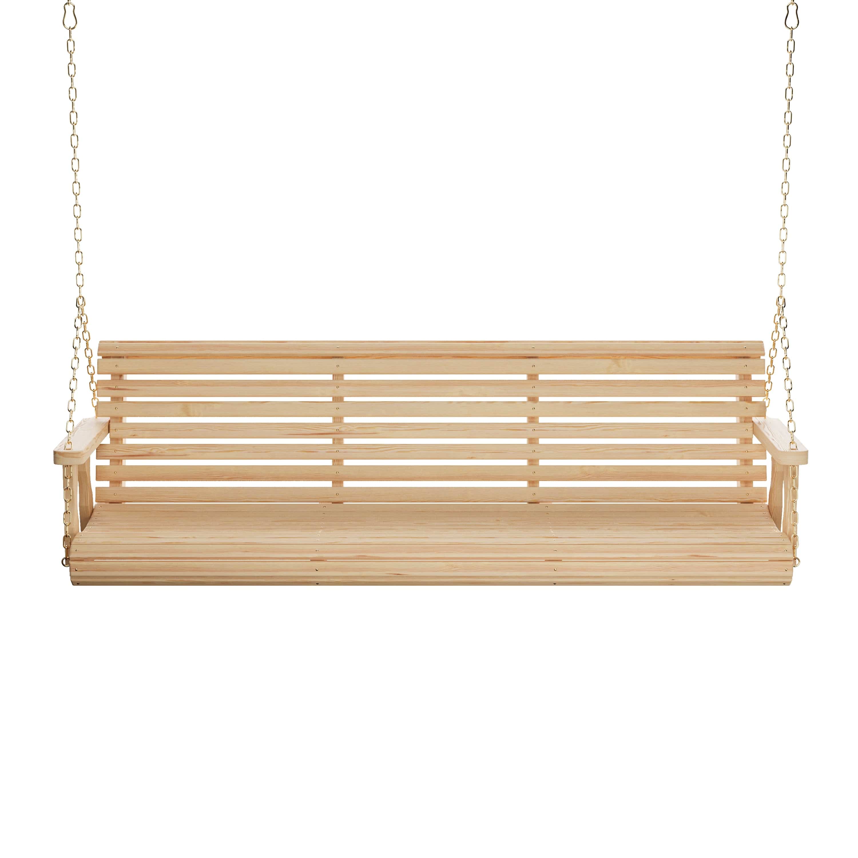 Amish Casual 6 Foot Unfinished Roll Back Porch Swing