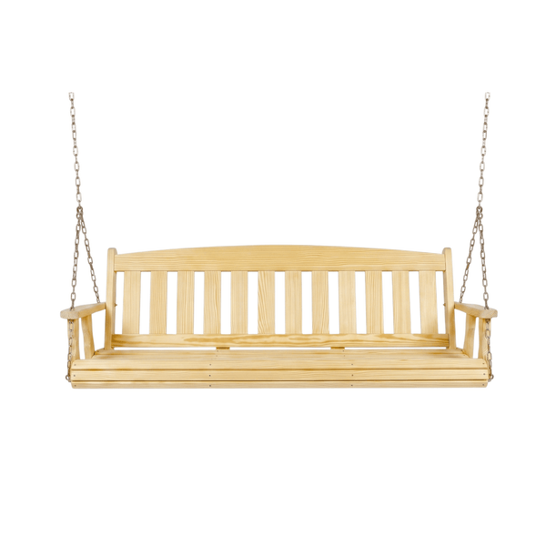 Amish Casual 6 Foot Unfinished Mission Porch Swing