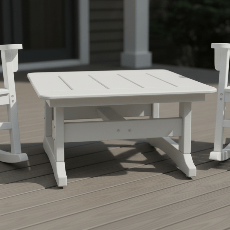 SoPoly Savannah 33" Square Poly Coffee Table