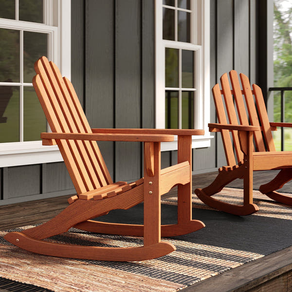 Amish Casual Adirondack Heavy Duty Rocking Chair