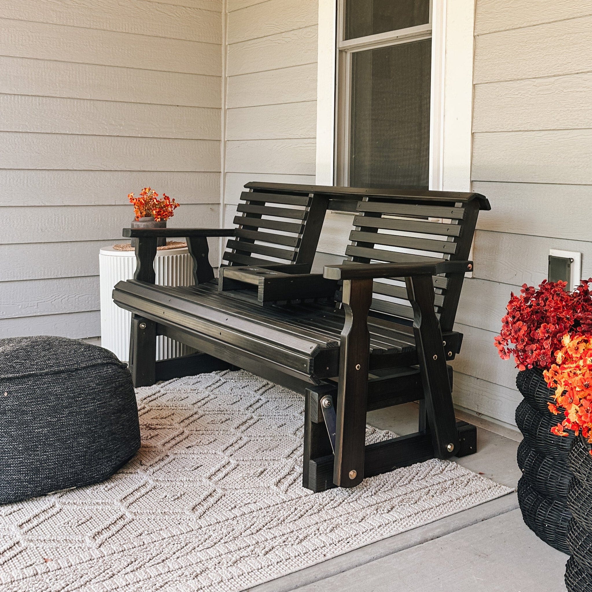 Amish Casual Heavy Duty Rollback Console Glider