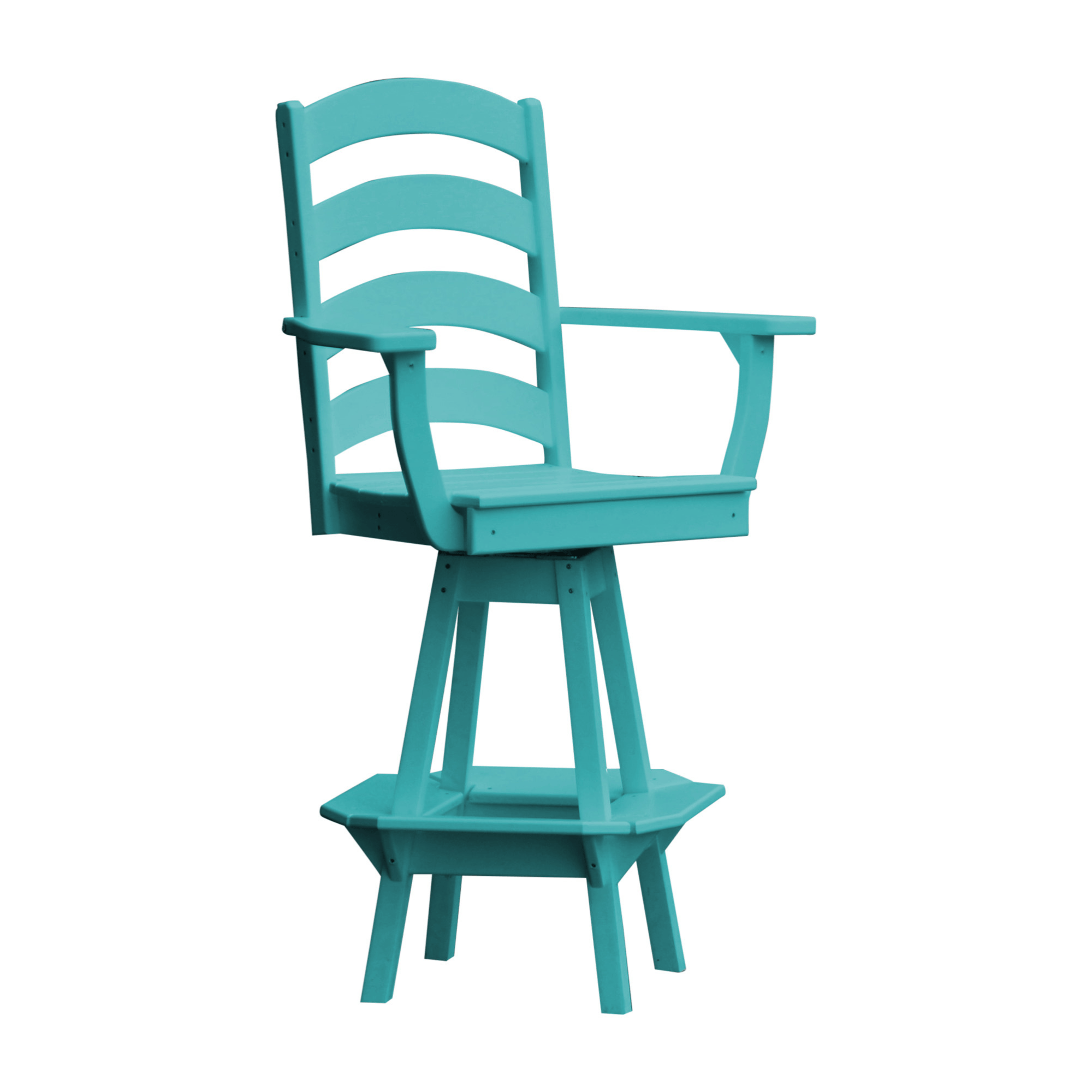 Keystone Amish Co. Josie Poly Composite Swivel Bar Chair