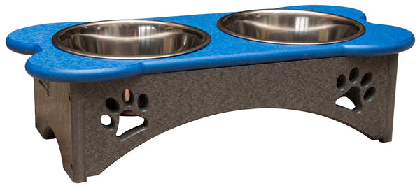 Stratton Field Poly Lumber 4.5-Inch Dog Bowl Stand with 1-Pint Bowl