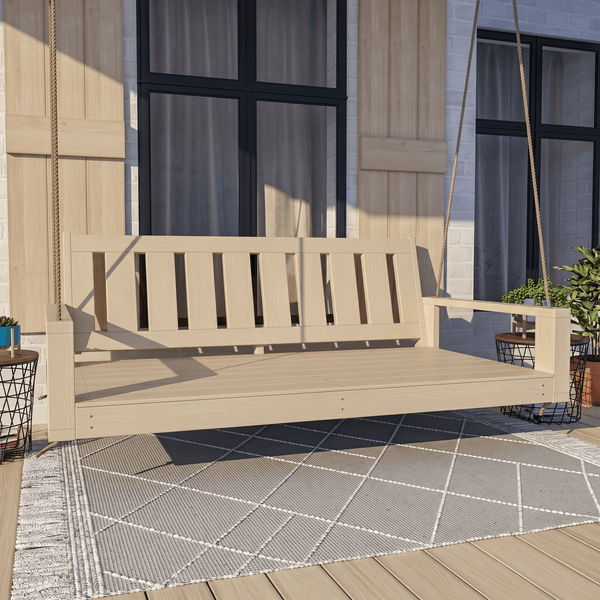 Amish Casual Uptown Wood Swing Bed