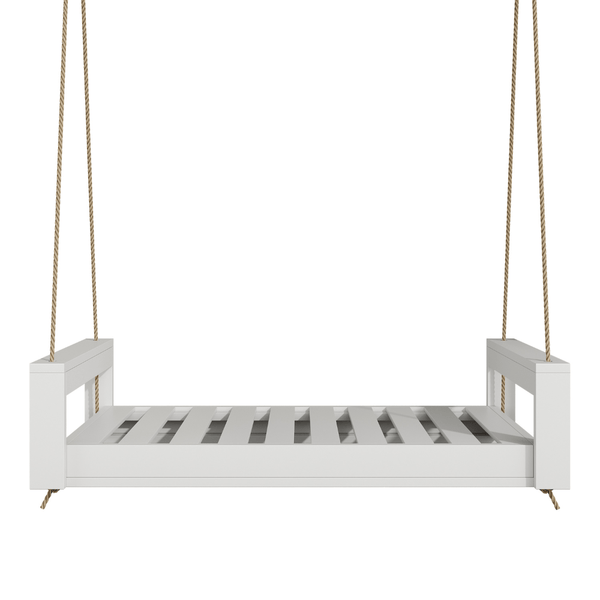 Breezy Acres The Lancaster Daybed Wooden Swing in White Paint