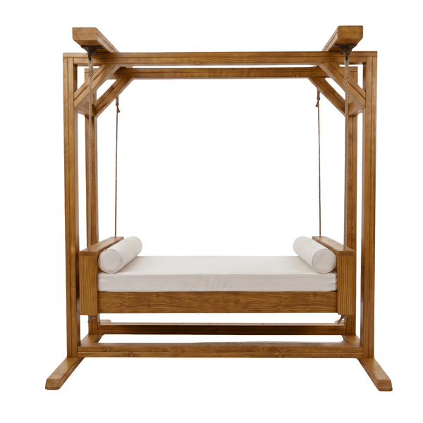 Amish Casual The Lancaster Daybed Swing with Stand, Twin Oak