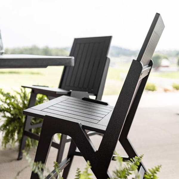 Berlin Gardens Kinsley Poly Lumber Outdoor Bar Side Chair