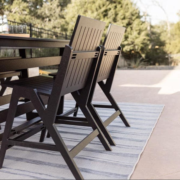 Berlin Gardens Kinsley Poly Lumber Outdoor Counter Side Chair