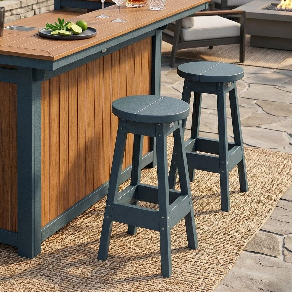 Berlin Gardens Outdoor Poly Lumber Bar Stool
