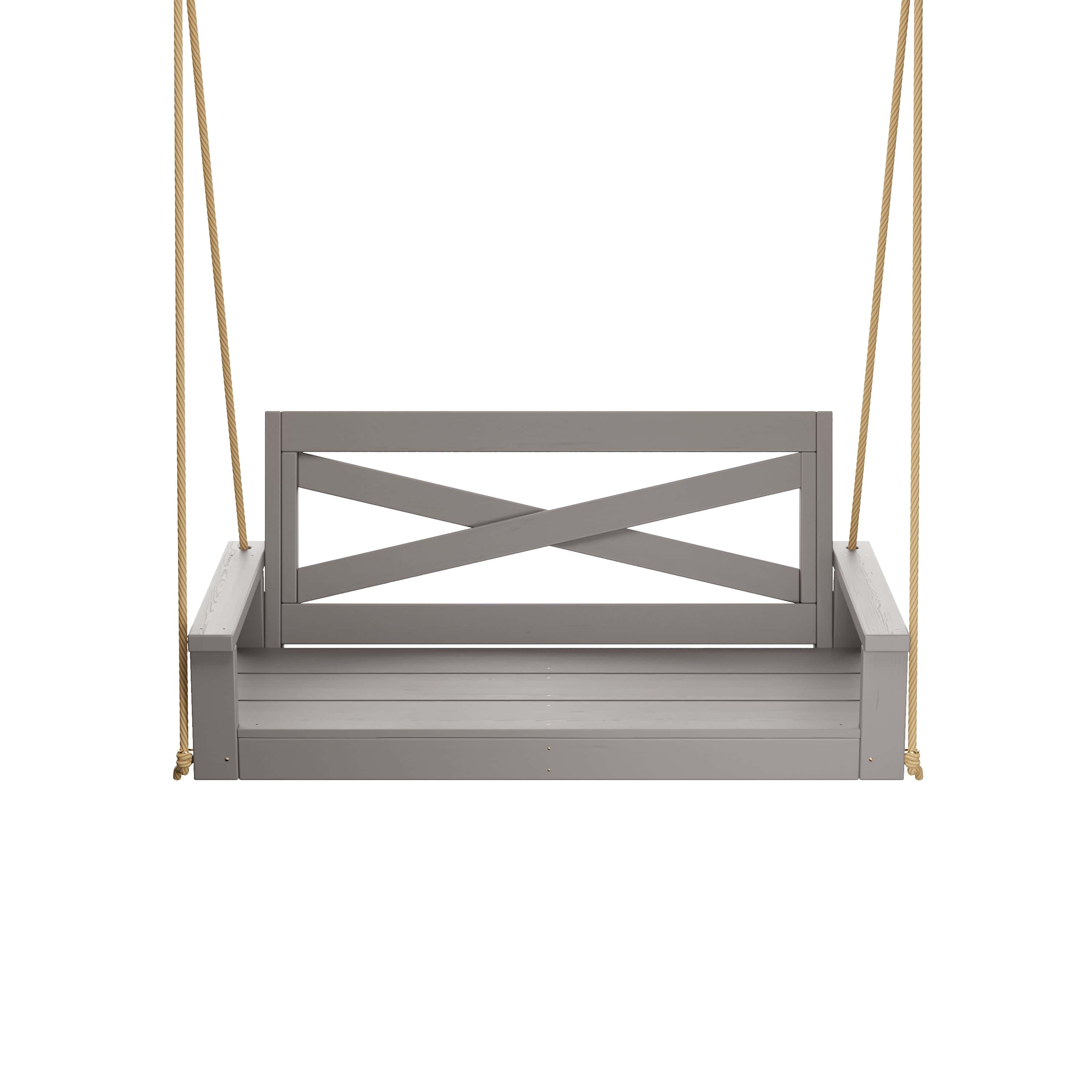 Porchgate Amish Heavy Duty 700 Lb 5-Foot Boardwalk Porch Swing - Dovetail Grey