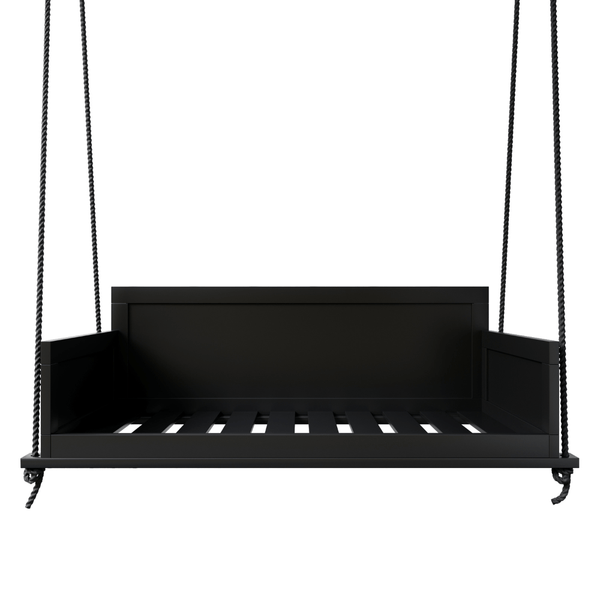 Amish Casual The Philly Daybed Swing in Tricorn Black
