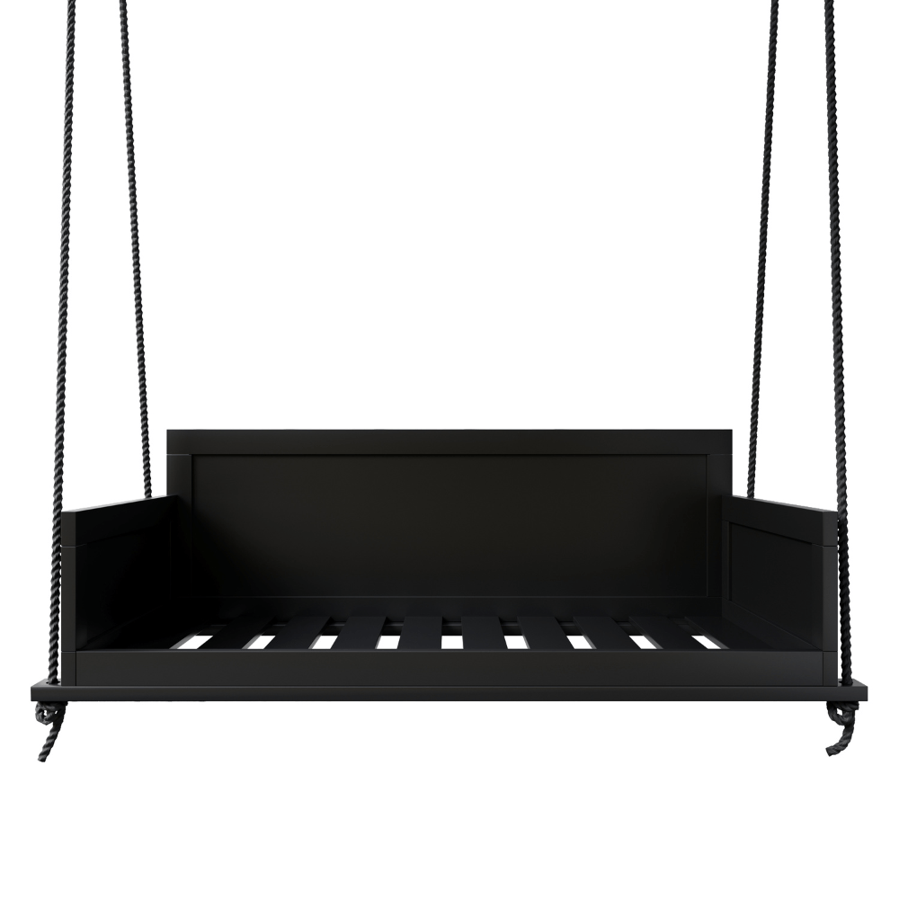 Amish Casual The Philly Daybed Swing in Tricorn Black