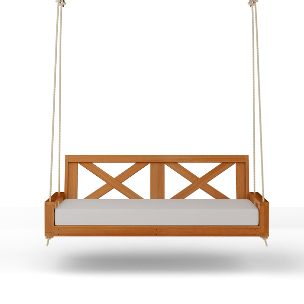 Amish Casual Malvern Porch Swing Bed, 5 Ft Cedar with Clearcoat