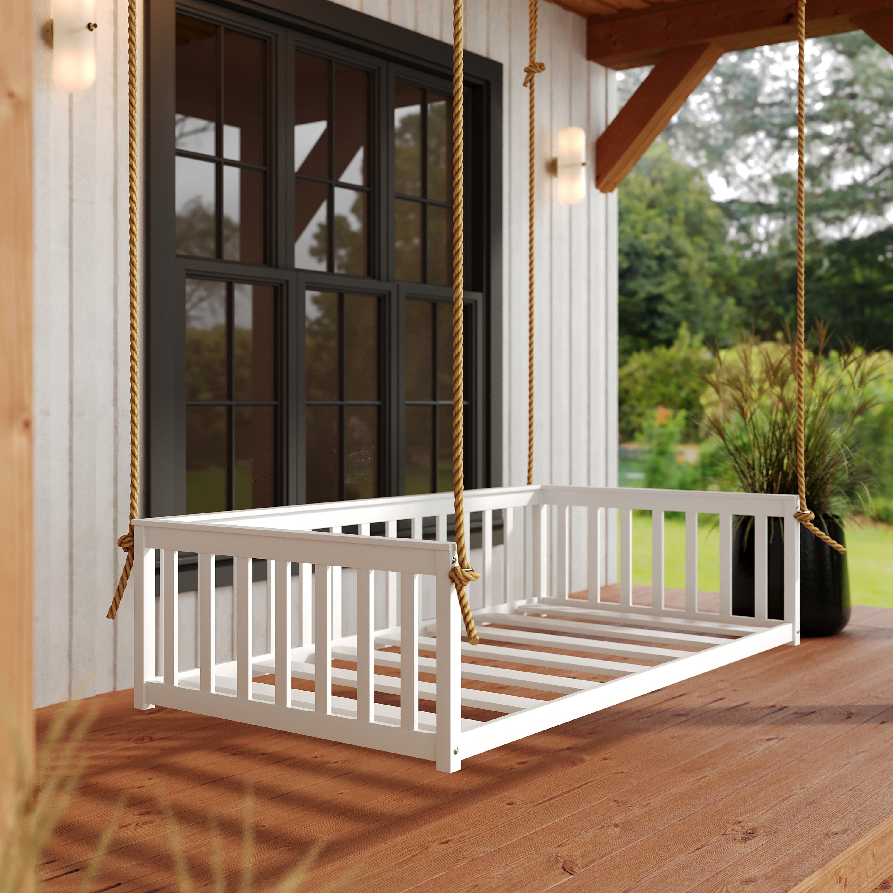 Keystone Amish Co. Twin Columbus Recycled Plastic Daybed Swing