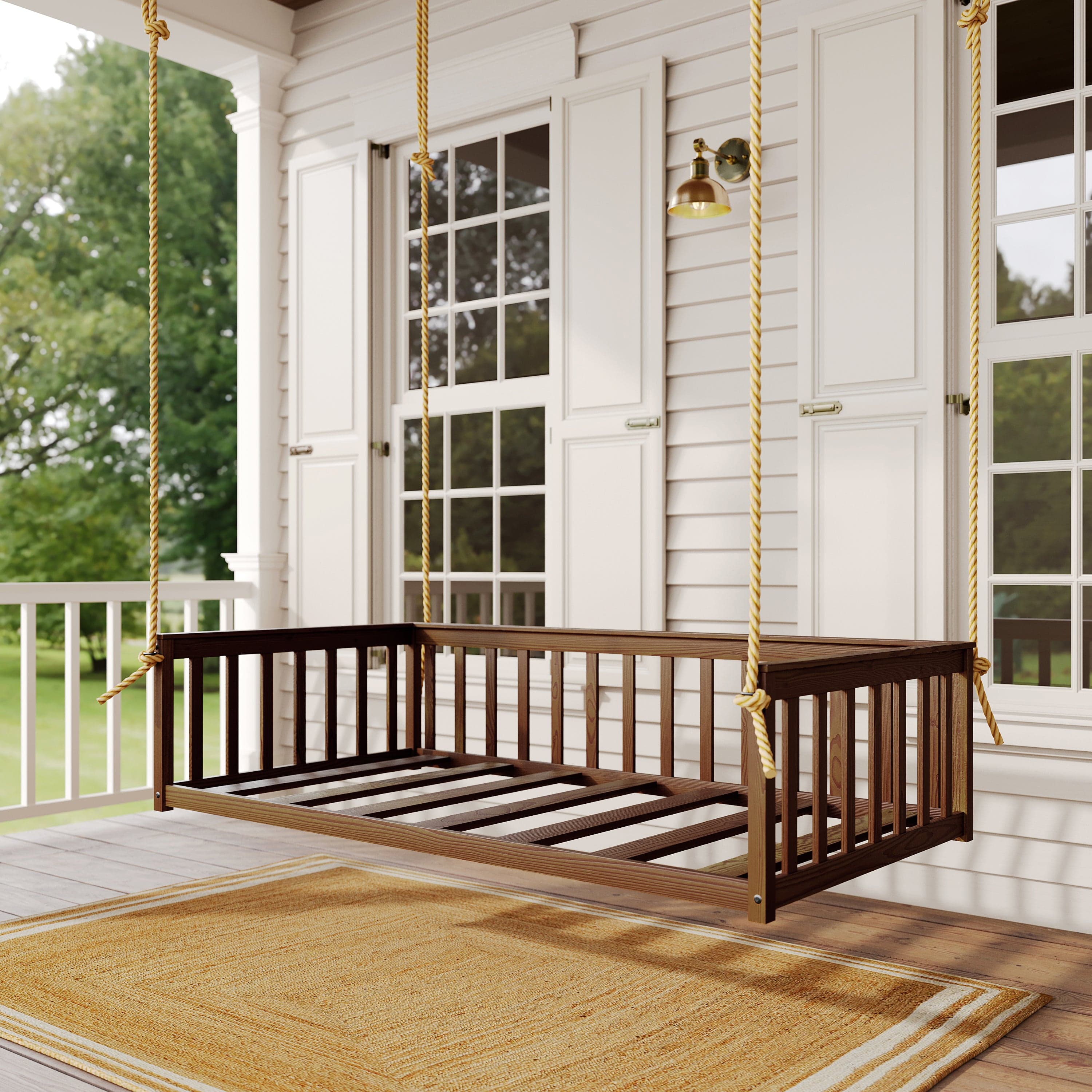 Keystone Amish Co. Columbus Daybed Porch Swing