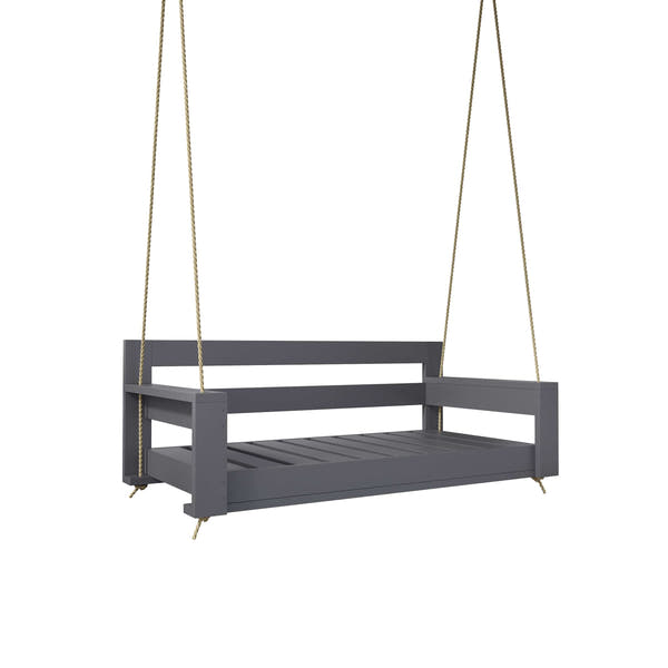 Amish Casual The Danville Daybed Swing, Twin, Dovetail Grey Paint