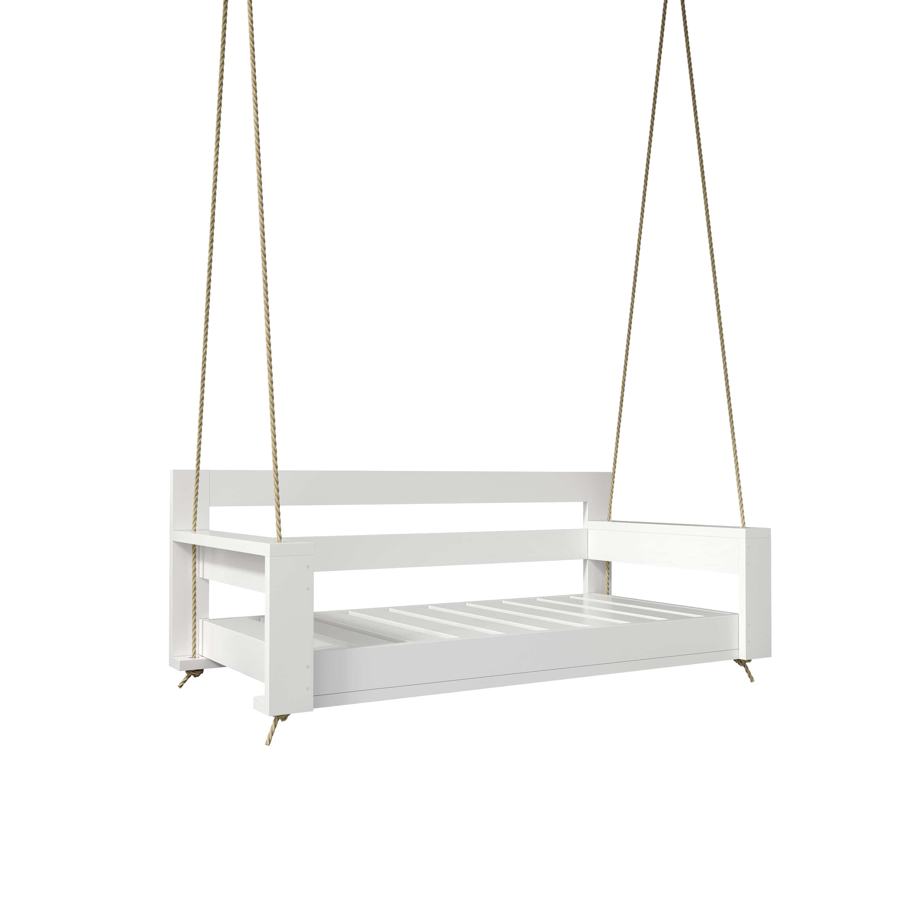 Amish Casual The Danville Daybed Swing, 5 Ft, White Paint