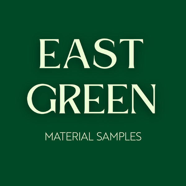 East Green Material Samples, Fabric