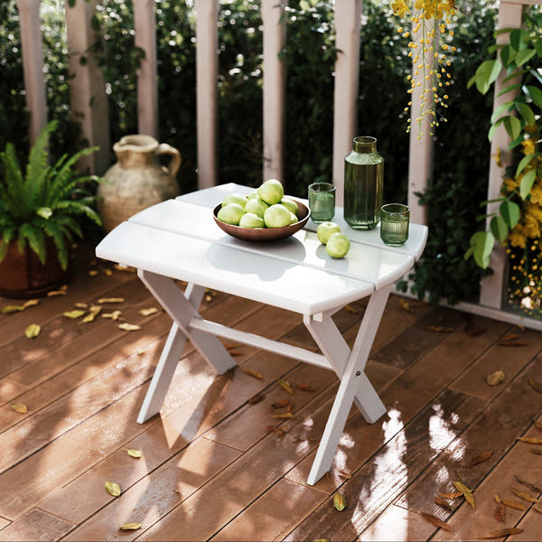 Keystone Amish Co. Composite Folding Oval End Table