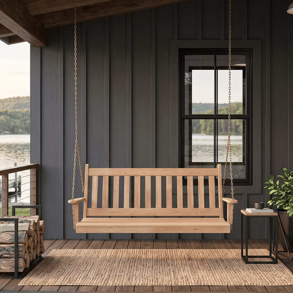Keystone Amish Co. Franklin Red Cedar Porch Swing