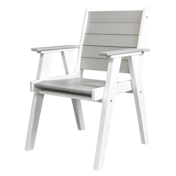 Hershyway Shadow Poly Composite Dining Arm Chair