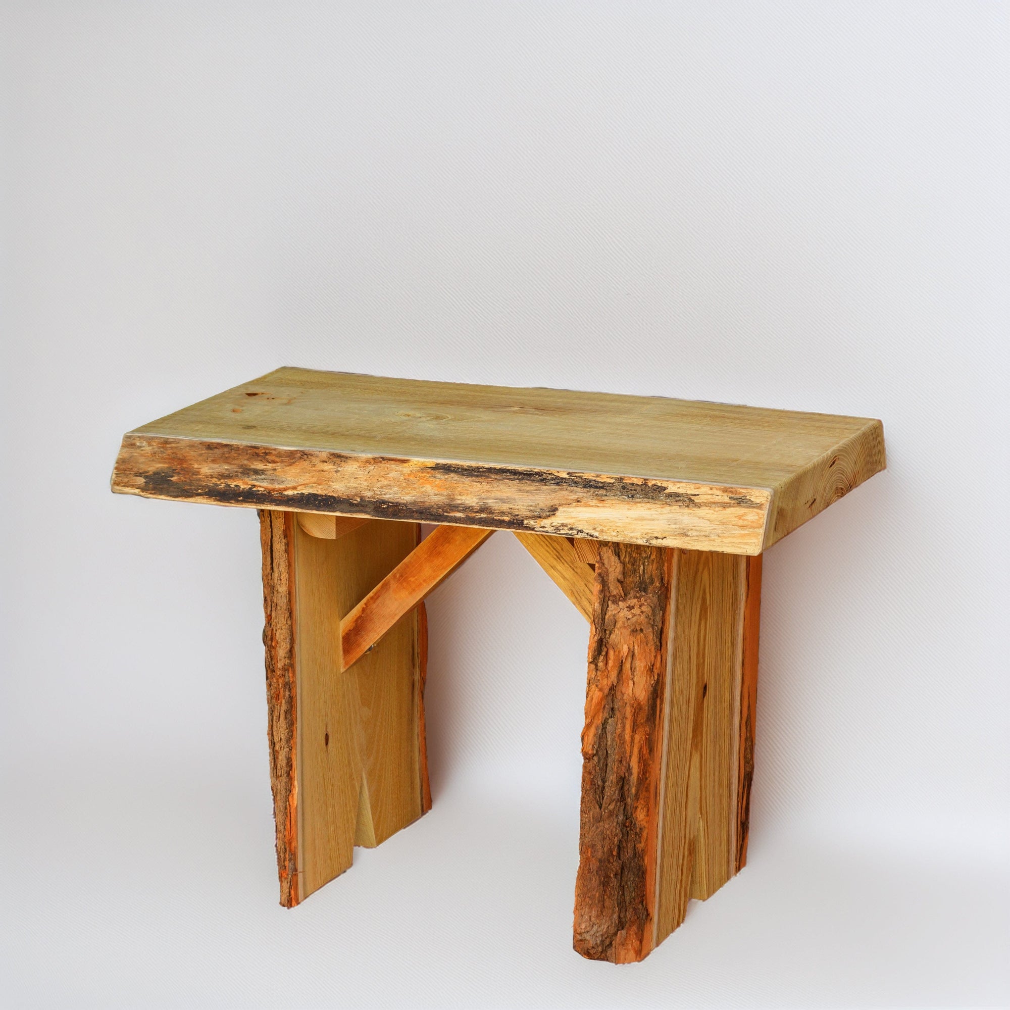 Keystone Amish Co. Palmer Live Edge Backless Bench