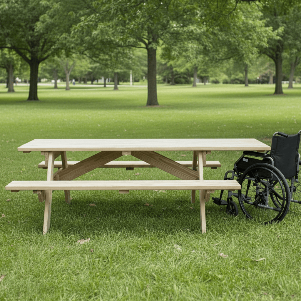 Keystone Amish Co. ADA Compliant Commercial Picnic Table
