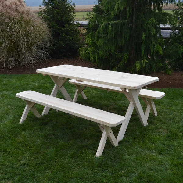 Keystone Amish Co. Spruce Crossleg Outdoor Dining Set