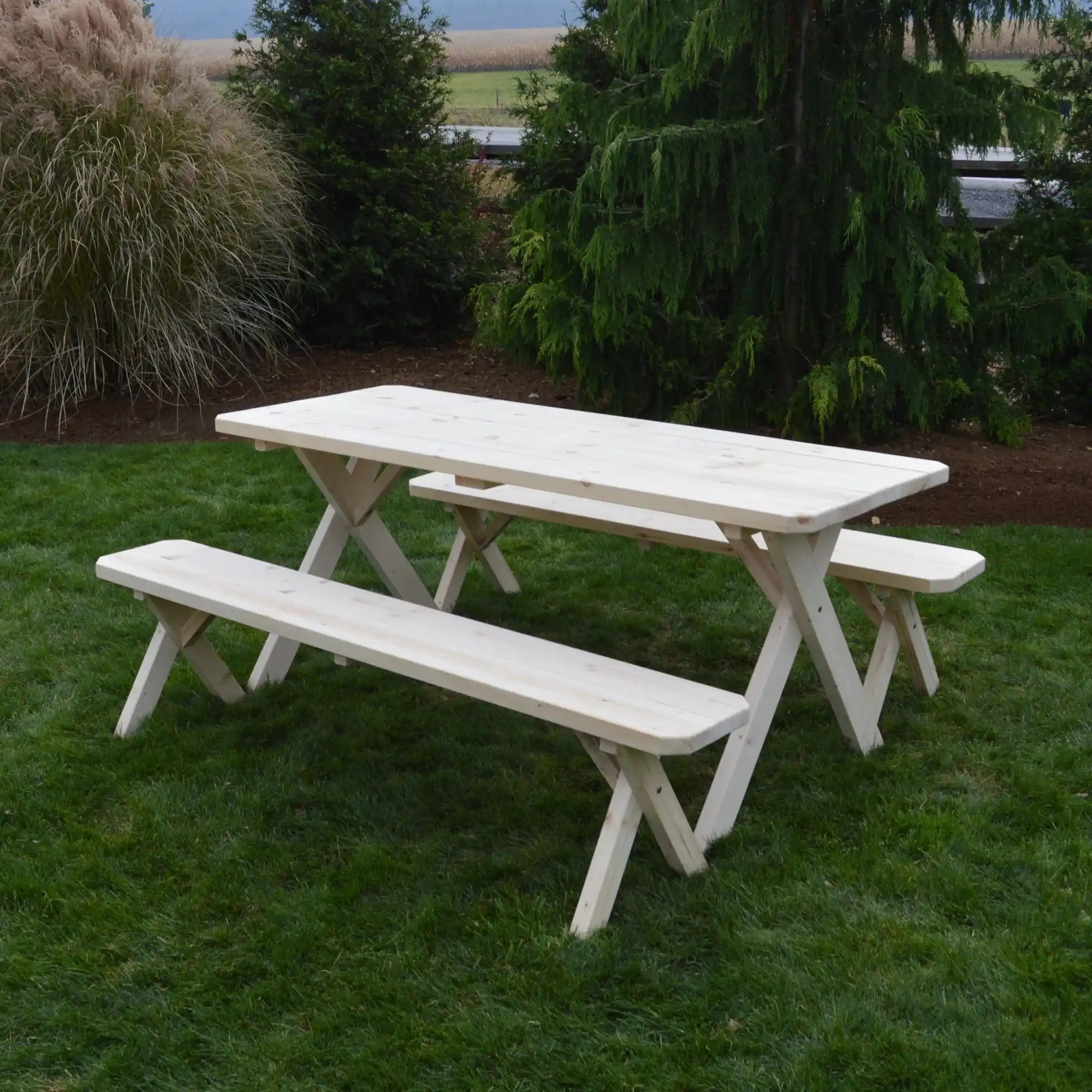 Keystone Amish Co. Spruce Crossleg Outdoor Dining Set
