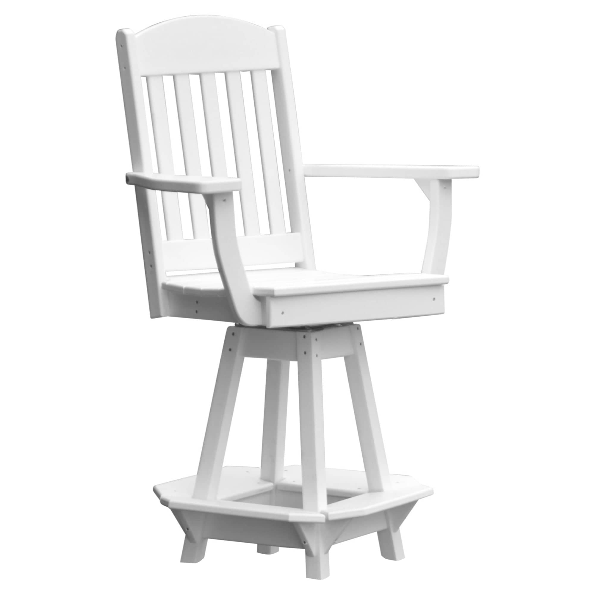 Keystone Amish Co. Classic Poly Counter Height Swivel Chair