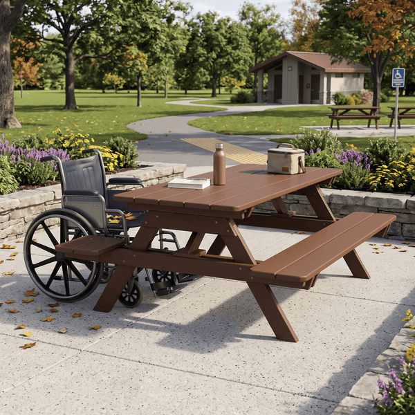 Keystone Amish Co. Poly Composite ADA Compliant Picnic Table
